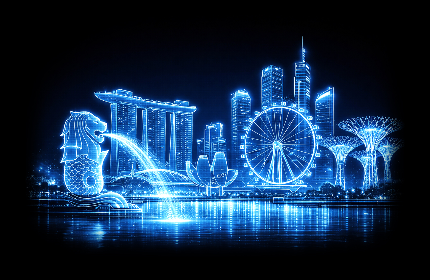 Digital City Skyline